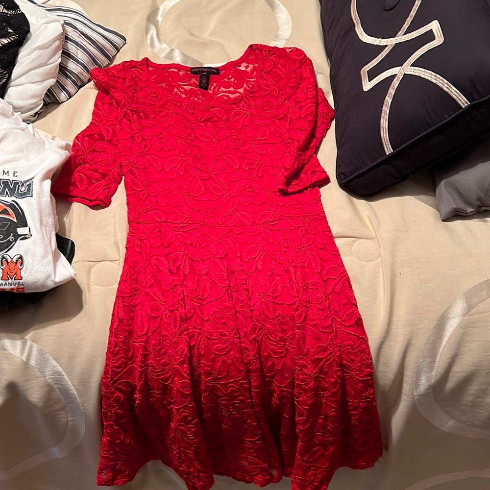 Red Skater Dress